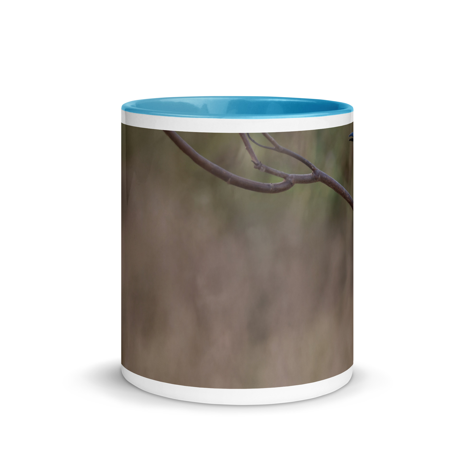 Turquoise-browed motmot! Mug with Color Inside - Image 17