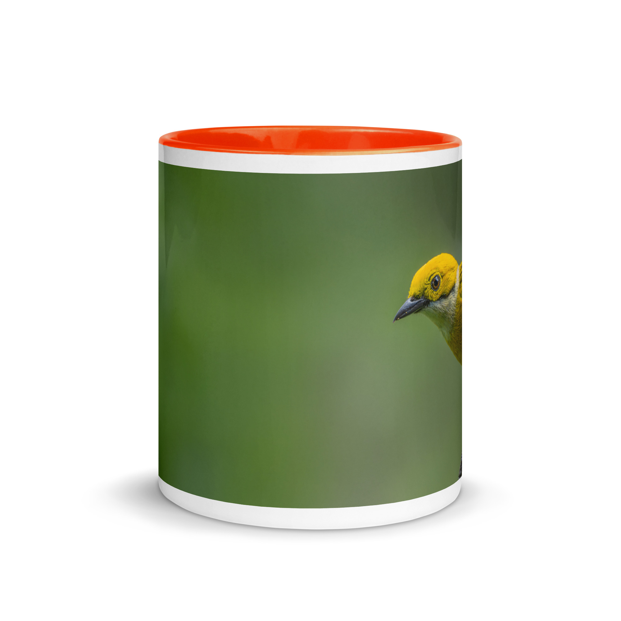 Silver-throated tanager! Mug with Color Inside - Image 14