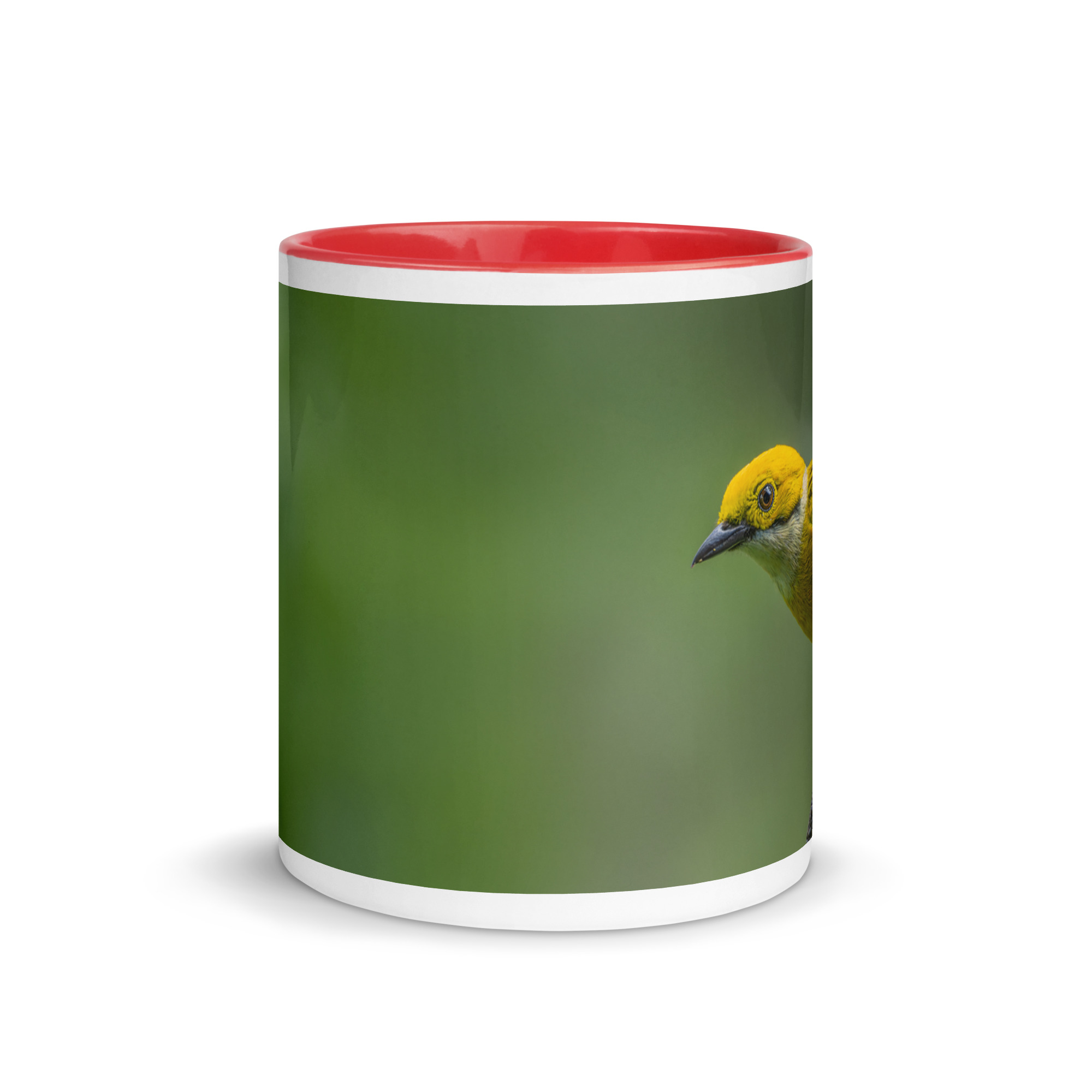 Silver-throated tanager! Mug with Color Inside - Image 8