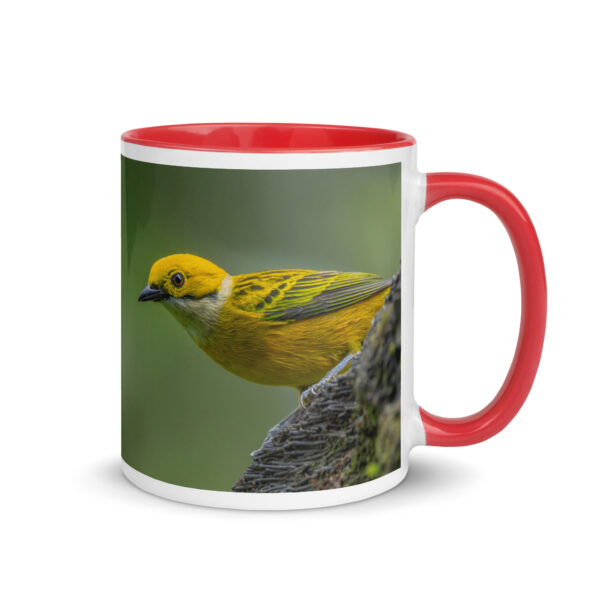 Silver-throated tanager! Mug with Color Inside