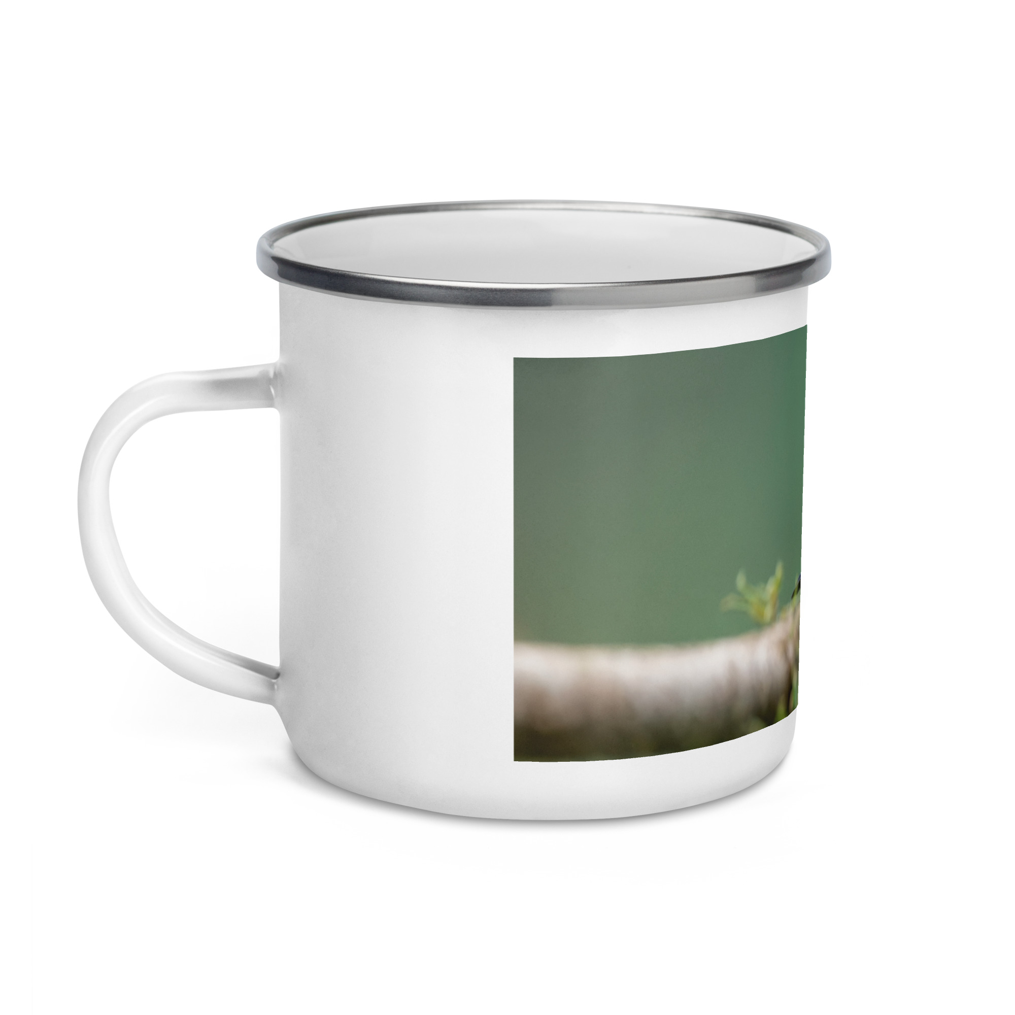 Tawny-capped euphonia in cloud forest! Enamel Mug - Image 3