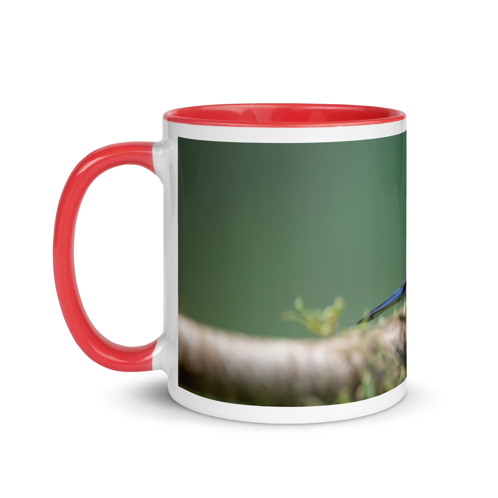 Tawny-capped euphonia in cloud forest! Mug with Color Inside - Image 3