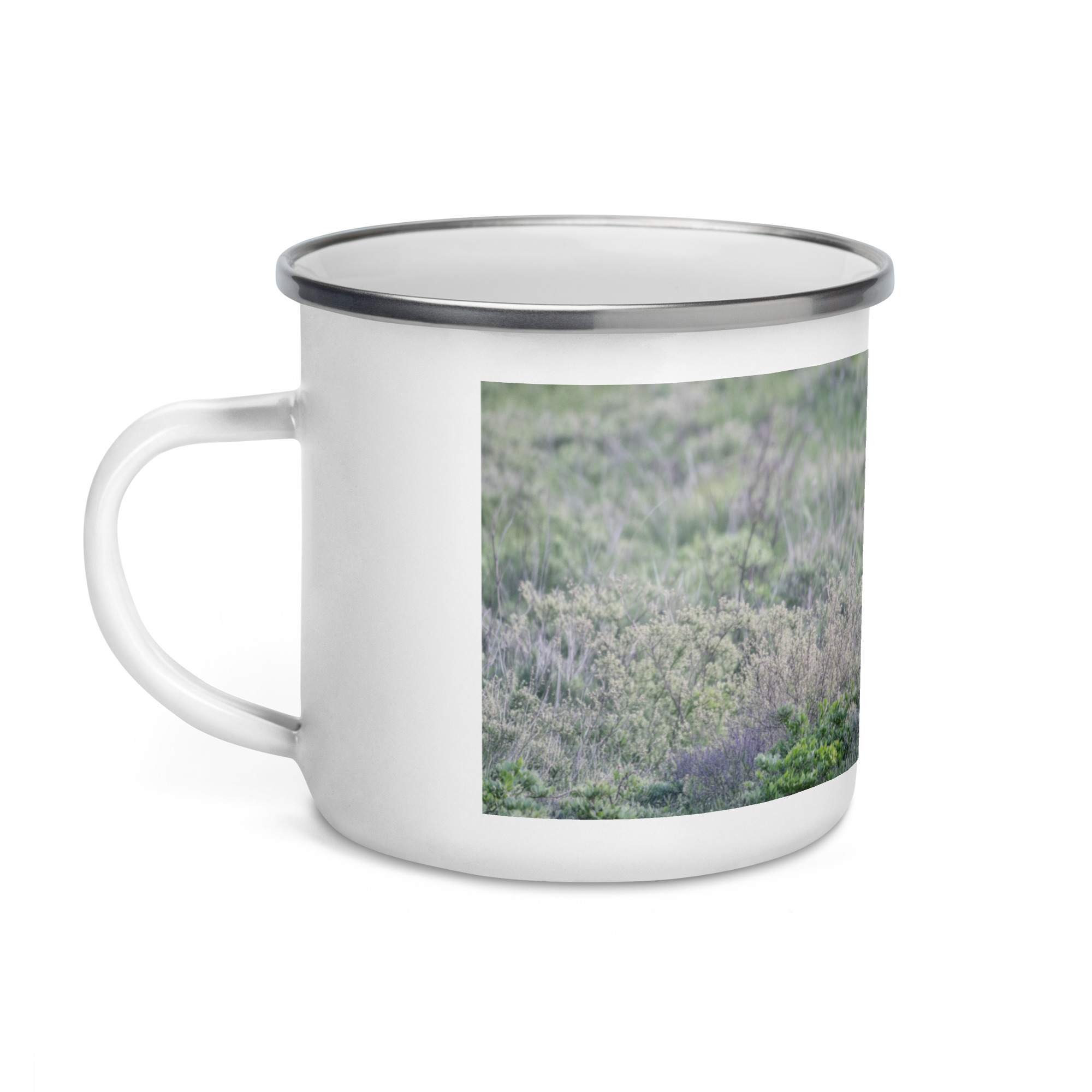 American black bear! Enamel Mug - Image 3