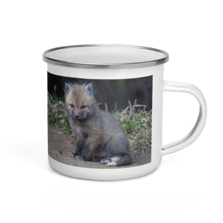 Baby Fox! Enamel Mug