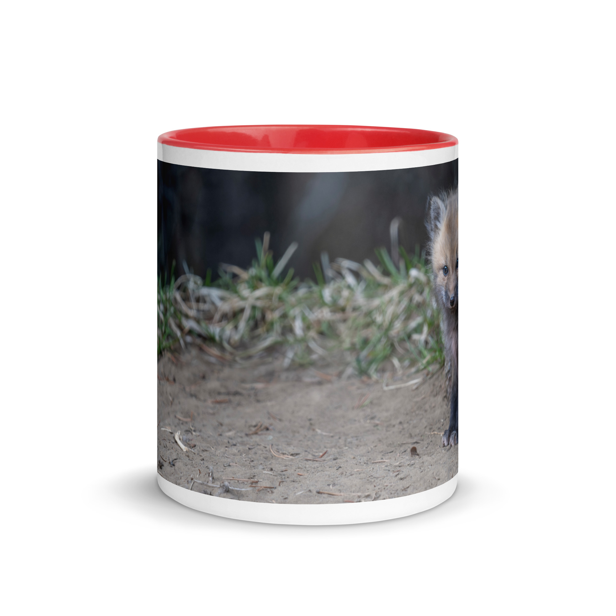 Baby Fox! Mug with Color Inside - Image 2