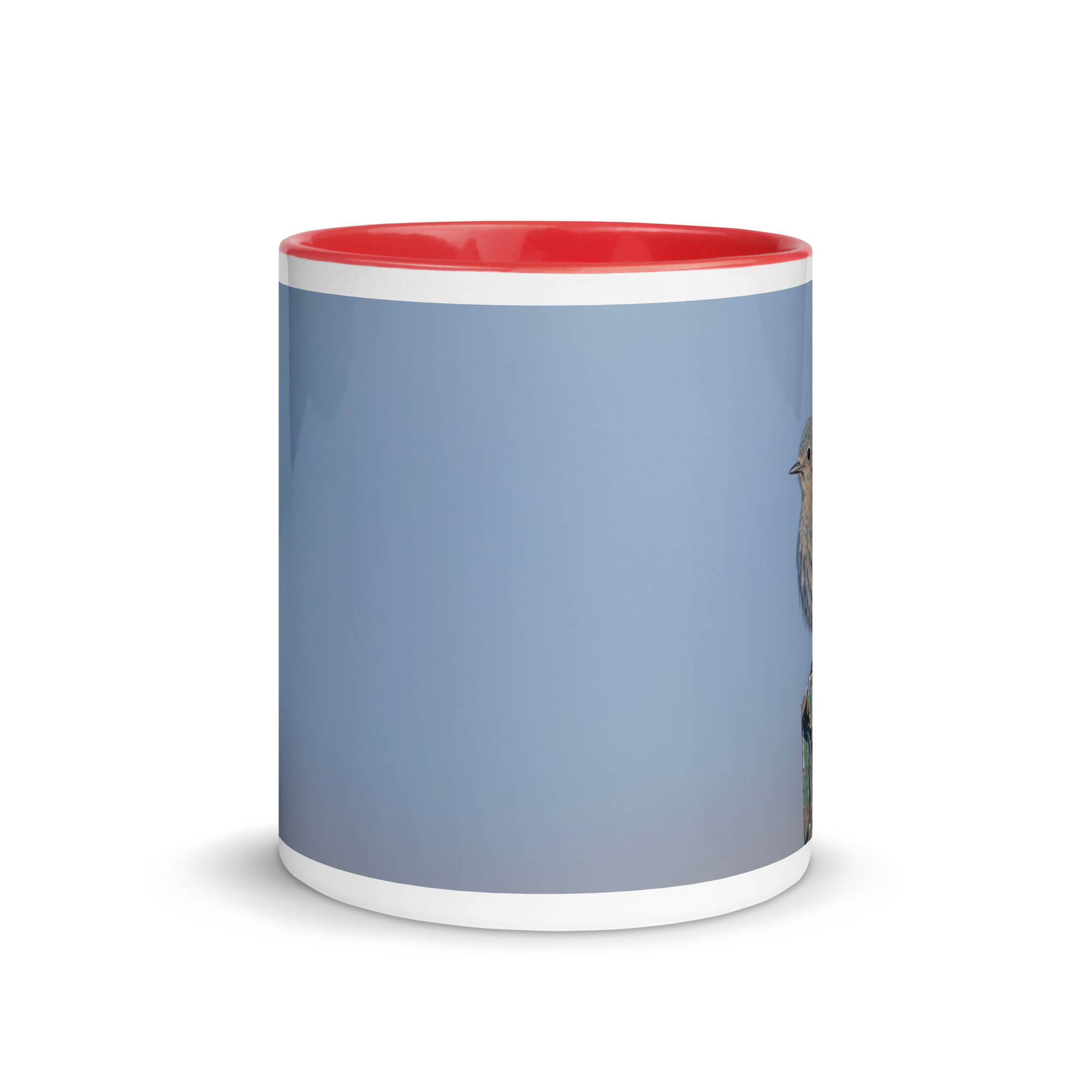 Female Mountain Bluebird! Mug with Color Inside - Image 2
