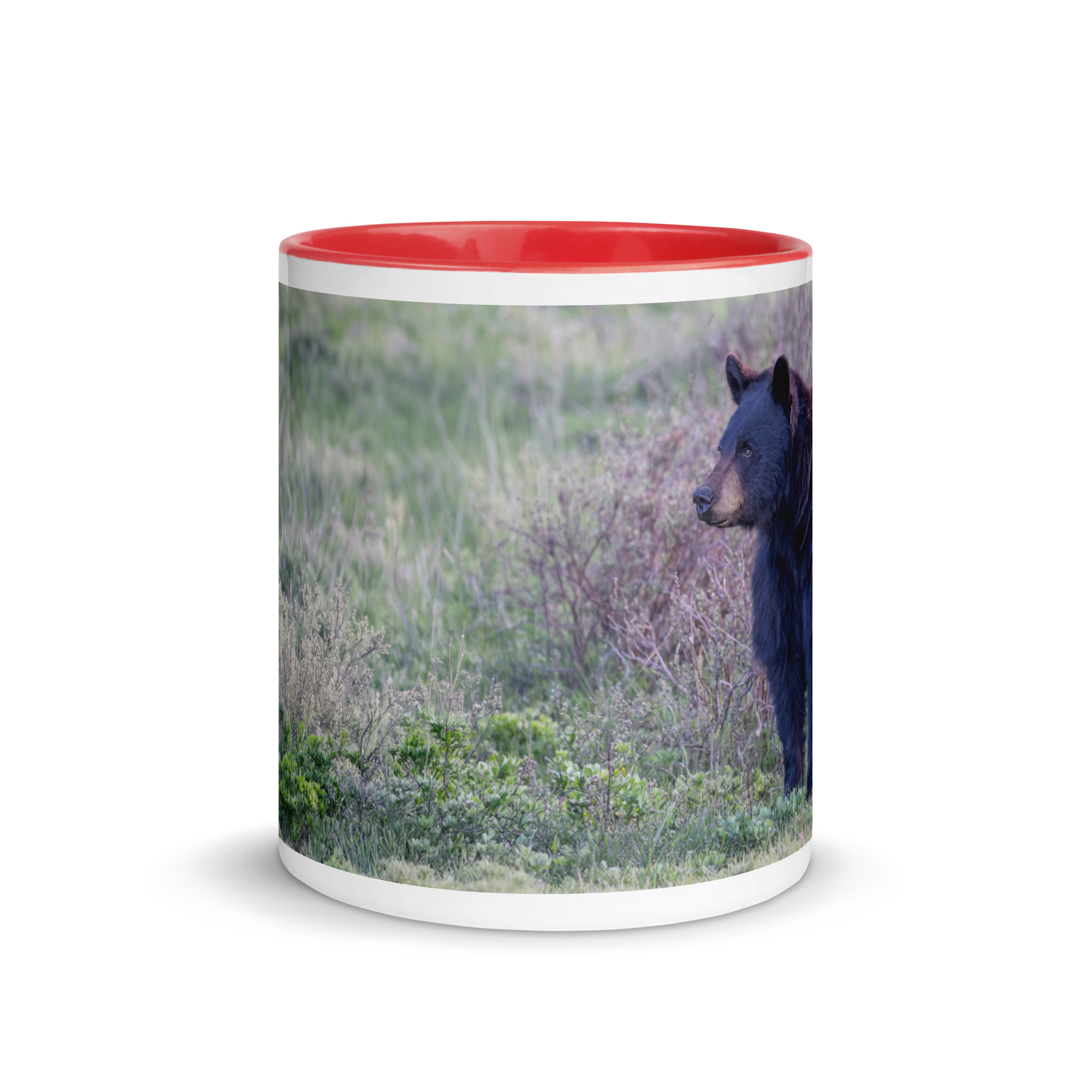 American black bear! Mug with Color Inside - Image 2
