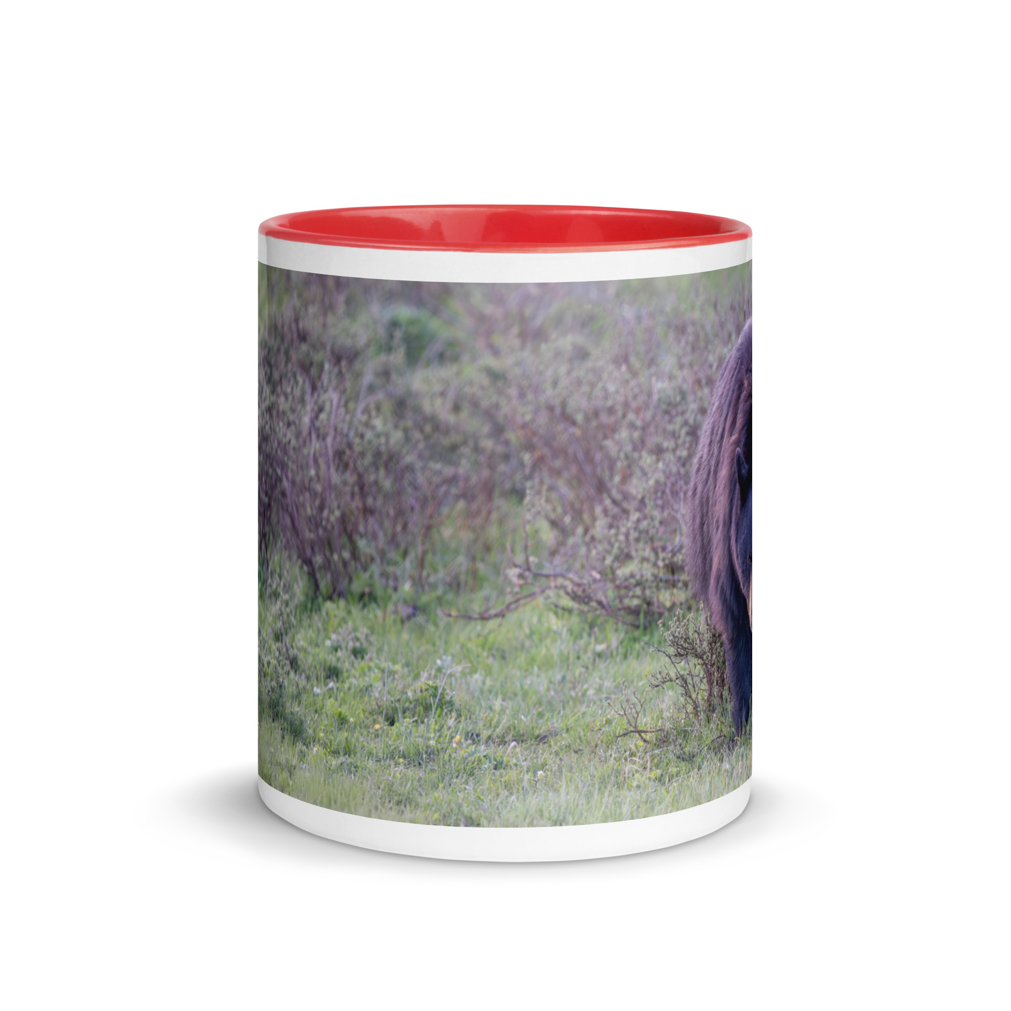 American black bear! Mug with Color Inside - Image 2