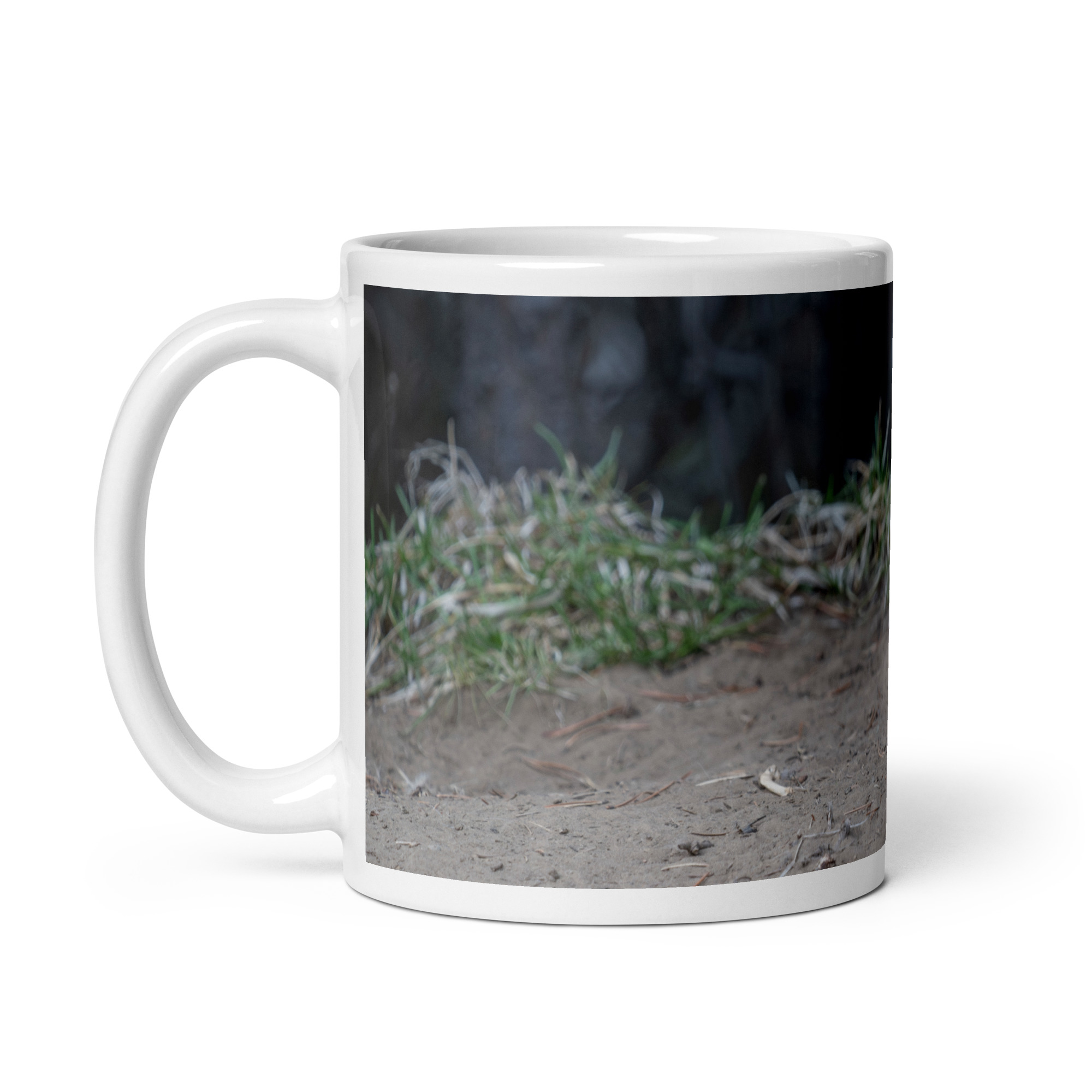 Baby Fox! White glossy mug - Image 2