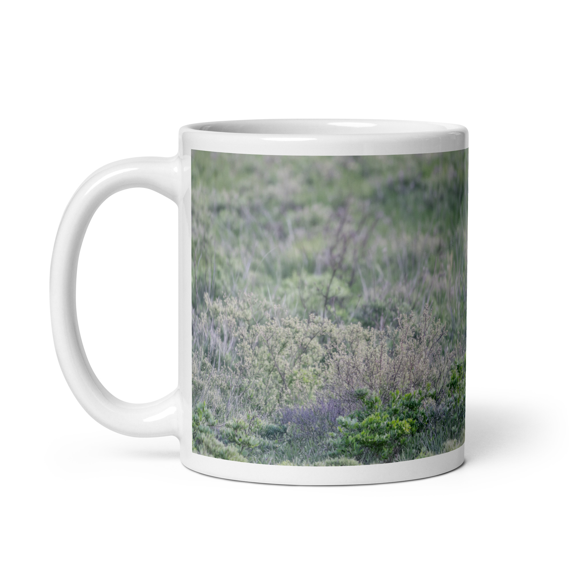 American black bear! White glossy mug - Image 2