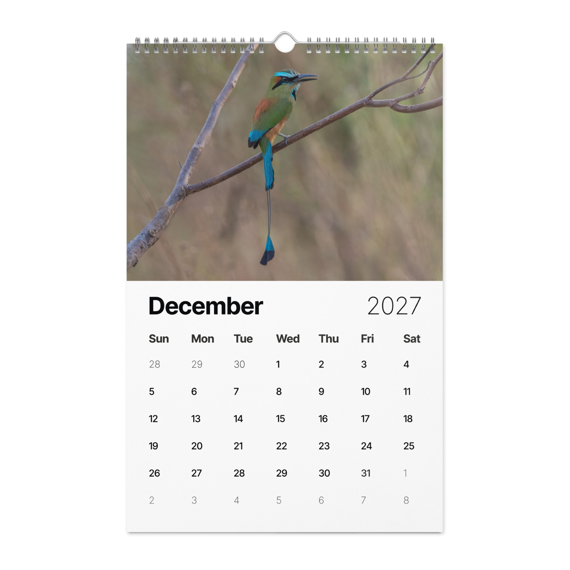 A Year in the Wild: 2027 Wildlife Photography Wall Calendar – Birds & Mammals in Their Natural Habitats - Image 13